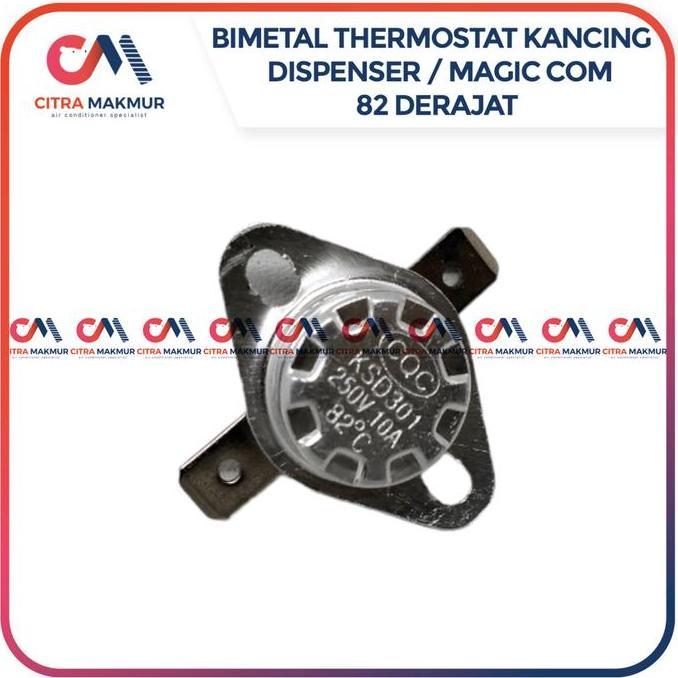 THERMOSTAT DISPENSER MAGIC COM JAR RINNAI 82 DERAJAT YONG MA SANKEN BIMETAL SENSOR SUHU THERMO CMO27