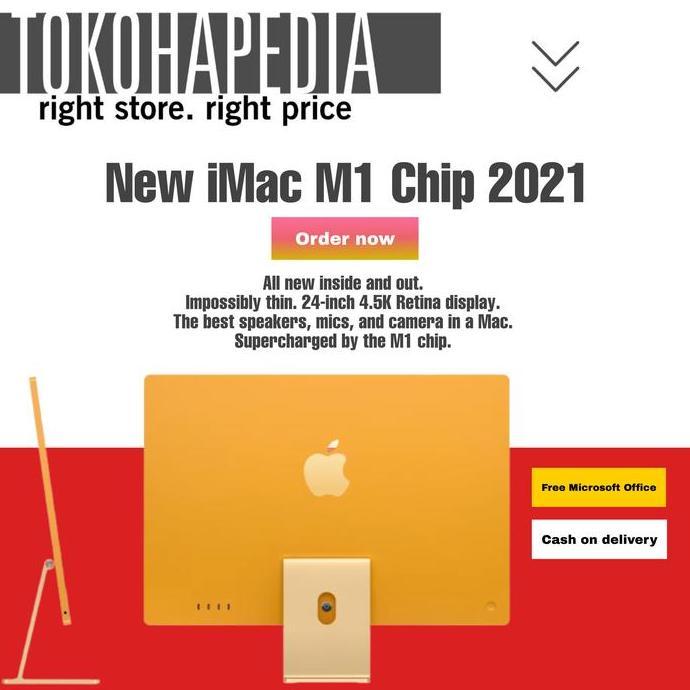 Apple iMac M1 Chip 2021 256GB 24-inch 4.5K Retina display