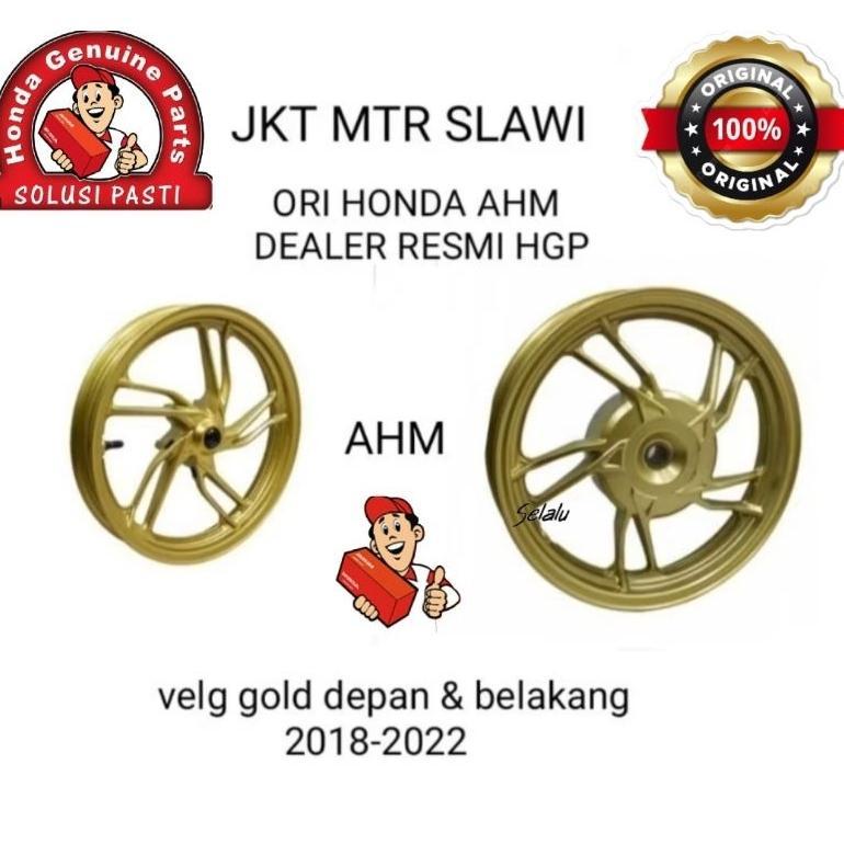 UNIVERSAL VELG PELEK BELAKANG VARIO 150 NEW VARIO 150J WARNA GOLD VARIO 125 & VARIO 150 2018-2022 OR