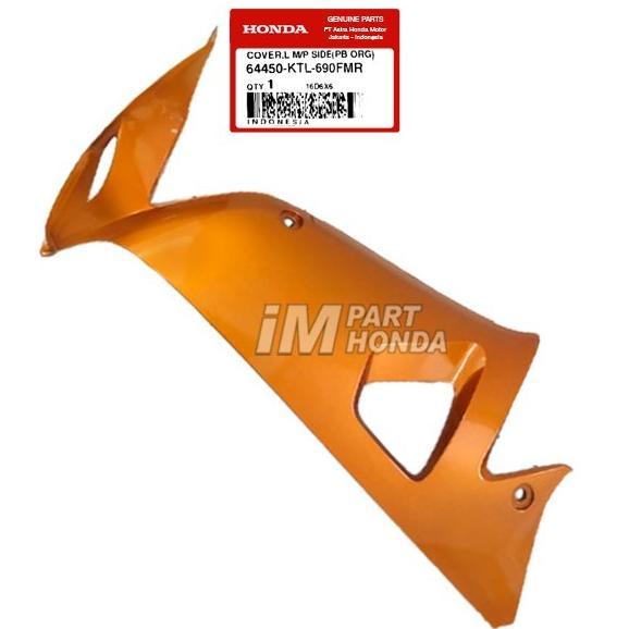 [REG INSTANT SAMEDAY] 64450-KTL-690FMR COVER SAYAP DALAM KIRI SUPRA FIT NEW ORANGE JKT