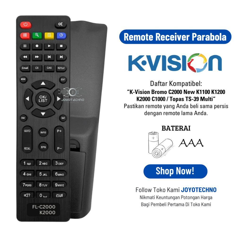 Remote Receiver Parabola KVision C2000 Bromo / Topas TV TS2-39 Original