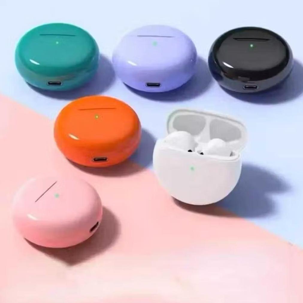 TERMURAH Pro 6 TWS Bluetooth Earphone Noise Cancelling || Pro 6 TWS Earphone Wireless Noise Cancelli