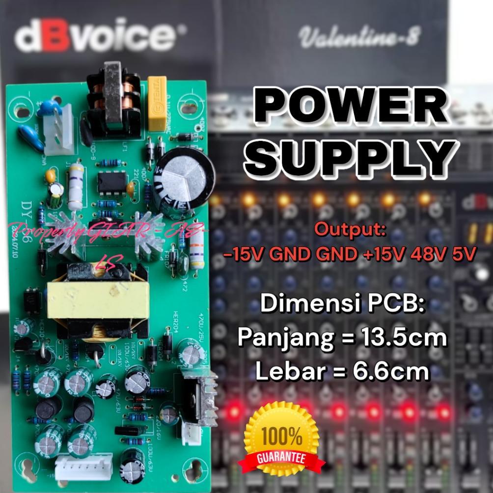 POWER SUPPLY MIXER DBVOICE VALENTINE-8 VALENTINE 8 VALENTINE8 DB VOICE