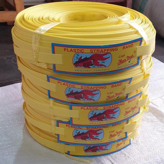 Tali Klam-Tali Packing-Tali Strapping Band 15mm merek Ikan Mas