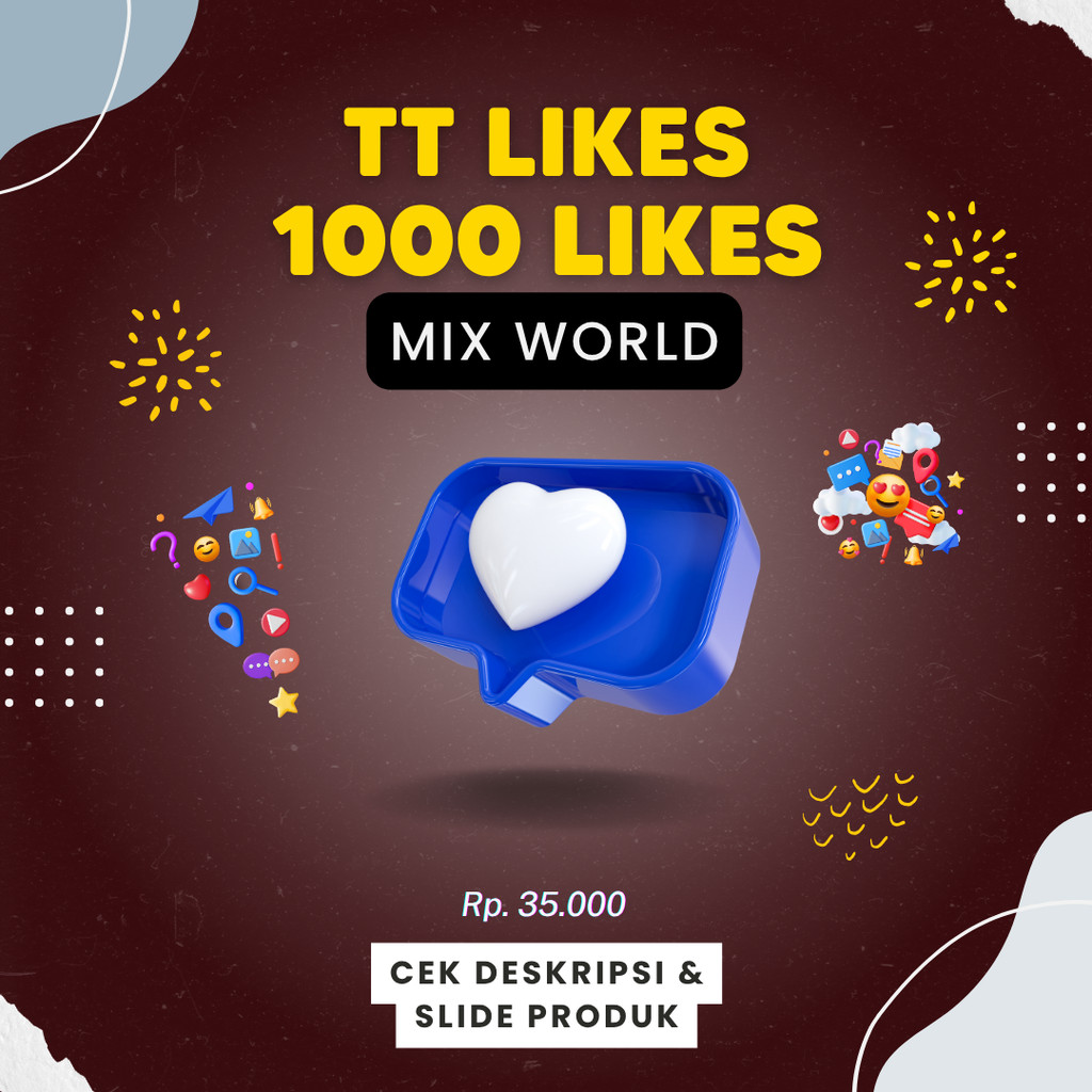 1000 TIKTOK Likes Like Mix World