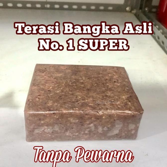 Terasi Udang Bangka Mentah No 1 Asli 500Gr / Terasi Bangka Super Toboali / Belacan Bangka Asli