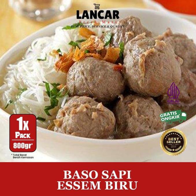 Nyumi- Bakso Sapi Essem Biru / Bakso Essem Biru Isi 50Pcs