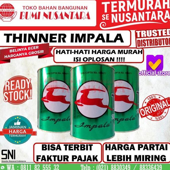 Paint- New- Thinner Impala 1 Liter Tiner Impala 1 Liter