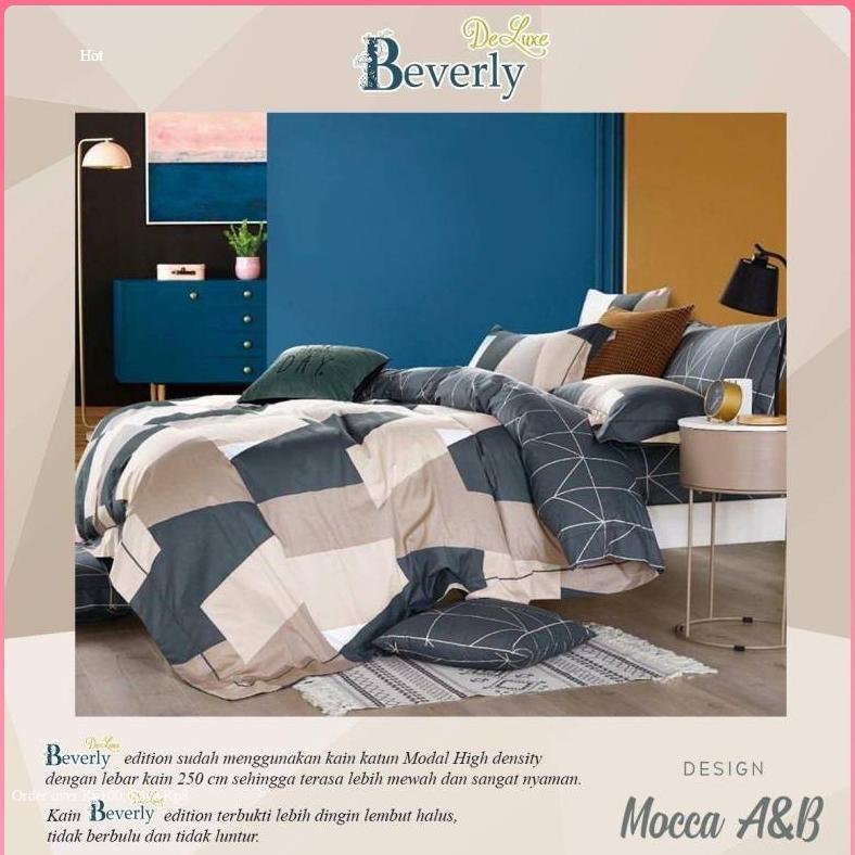 SPREI BAHAN BEVERLY - MOCCA A&B