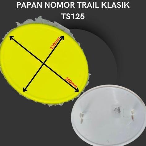 Cash Back Papan Nomor Ts 125, Cover Papan Nomer Trail Klasik Jadul Ts125