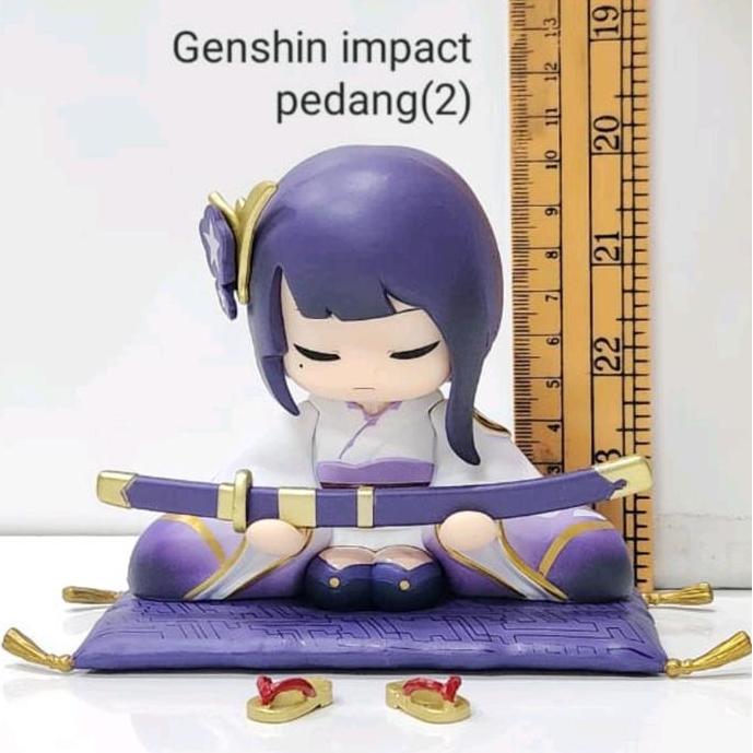 mainan - raiden shogun figure genshin impact Diskon