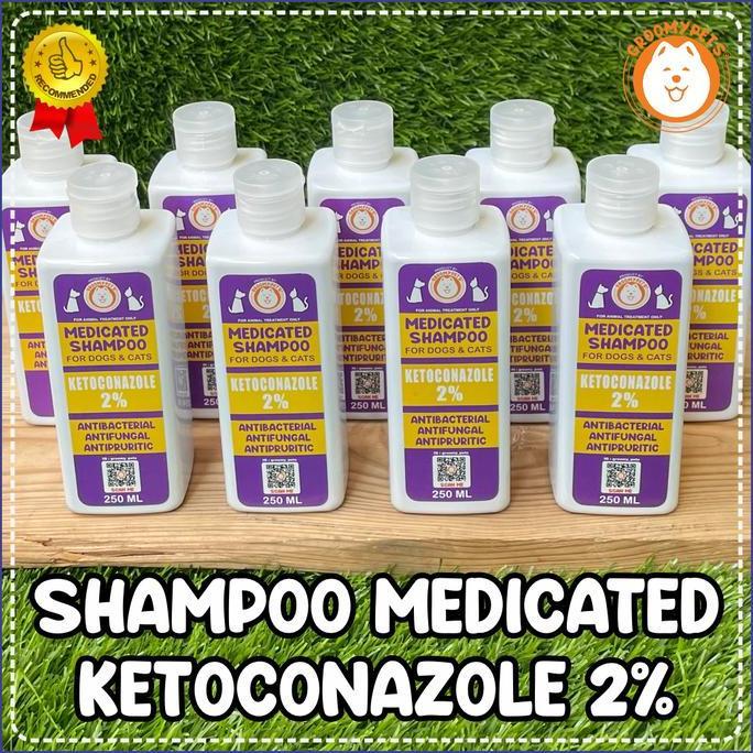 Rahmatdavisson - Shampoo Medicated Anjing Dan Kucing - Ketoconazole 2%
