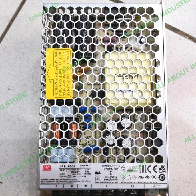 Power Supply Meanwell LRS-150-24 / LRS 150 24 / MEAN WELL LRS150-24
