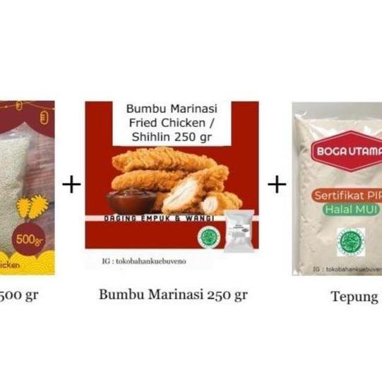 Paket Tepung Shihlin Tepung Shihlin Bumbu Marinasi Tepung Rendam