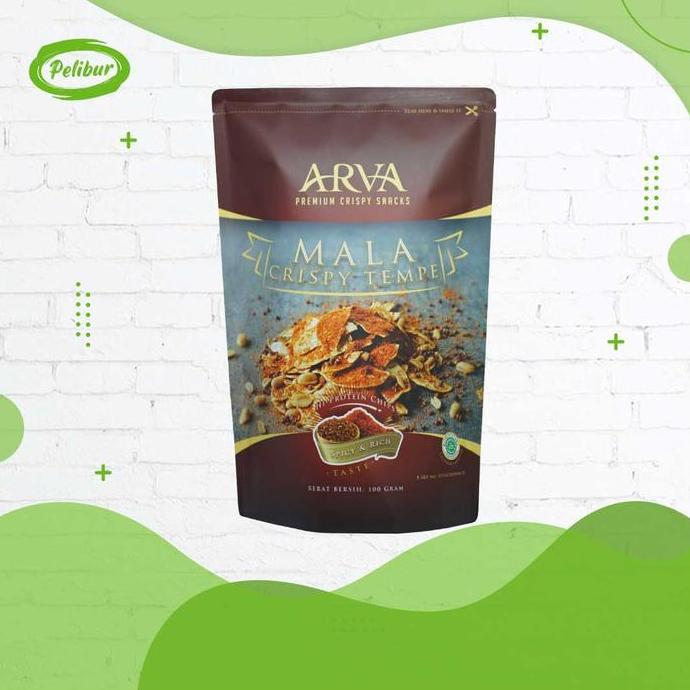 Crispy- Keripik Tempe Arva Mala Enak 80G Food Snack