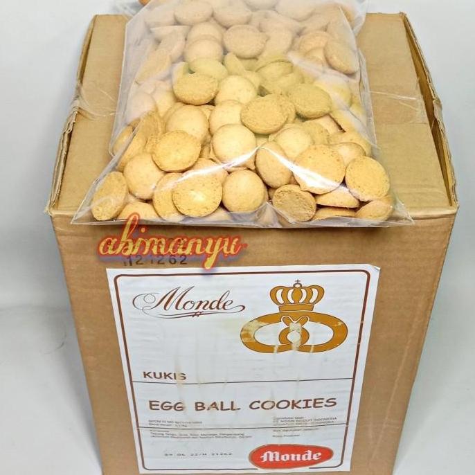 Crispy- Monde Egg Drops 250 Gram - Egg Ball Cookies