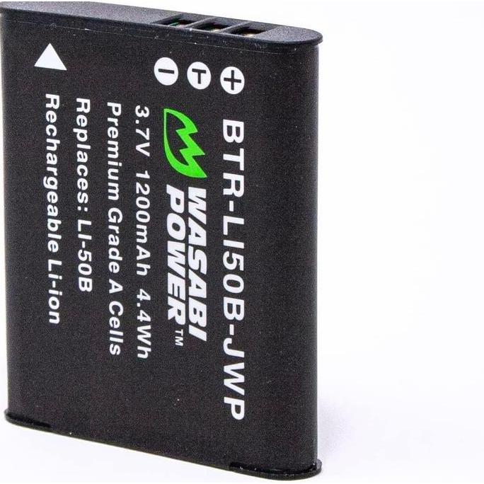 NEW WASABI POWER Battery & Charger for Olympus LI-50B LI50B LI 50B 50C LI-50C LI50C UC-50 UC50 UC 50