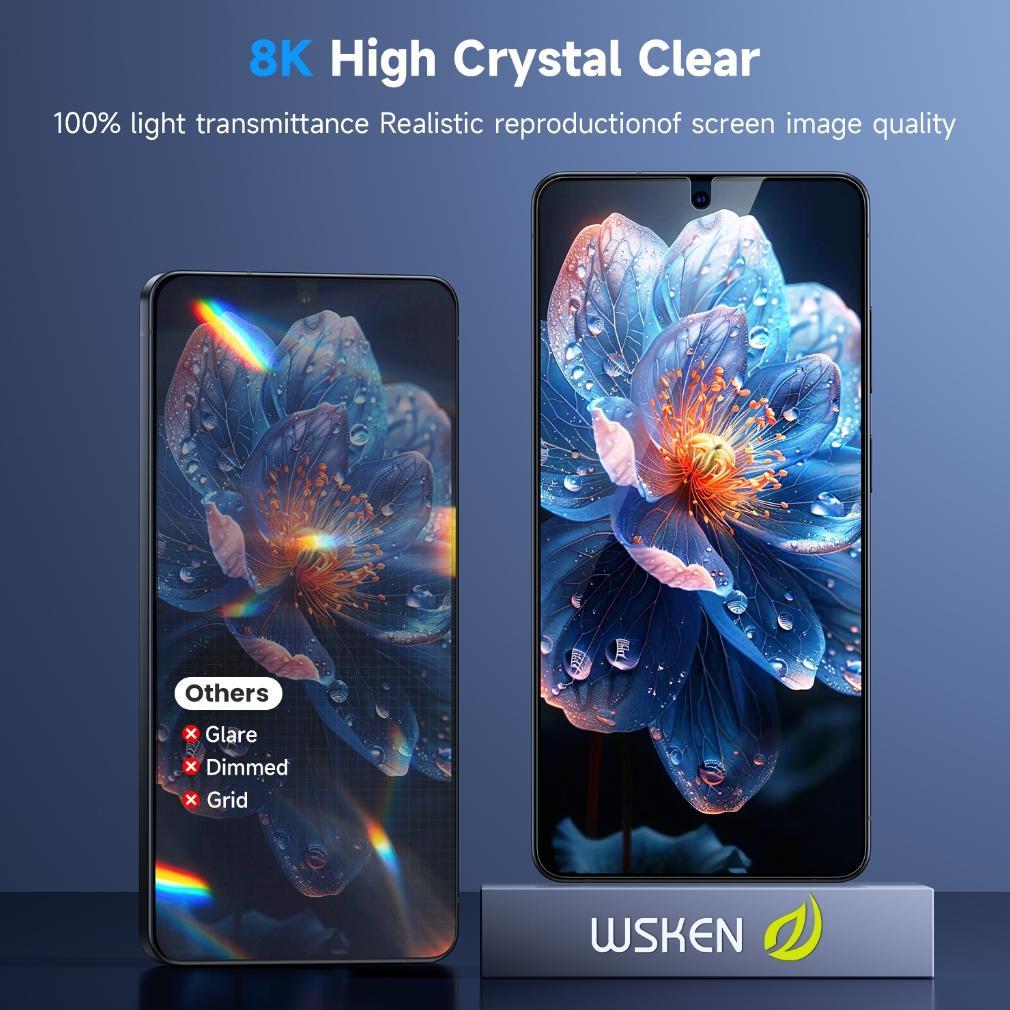 FAVORIT [TANPA BATAS HITAM]WSKEN FOR SAMSUNG GALAXY S26 ULTRA TEMPERED GLASS ANTI GORES SCREEN PROTE