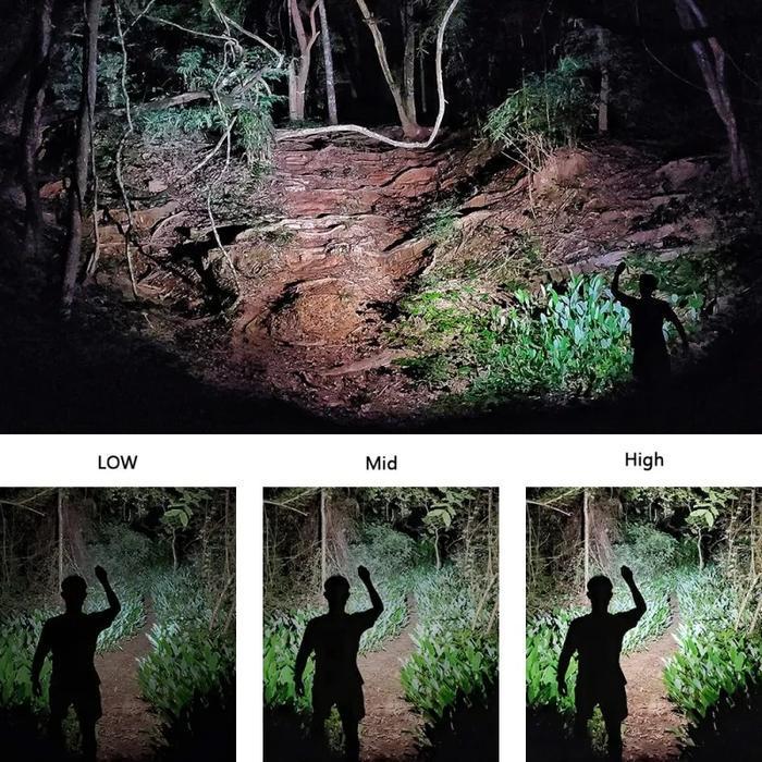 WURKKOS TS10 V2 1400 lumens 130 meters EDC Flashlight Senter