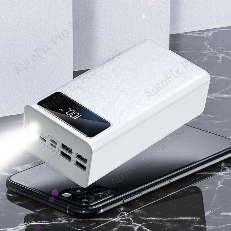 Terbaru 60000Mah Powerbank Fast Charging Full Capacity 4 Usb Charge Ports Pd Fast Charging Power Ban