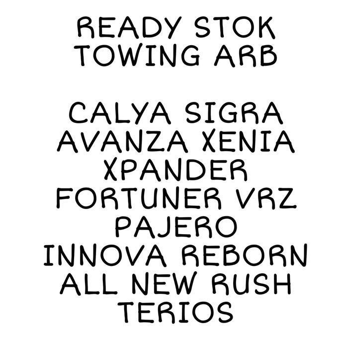 Promo towing arb innova reborn venturer towing bar arb bumper belakang innov Diskon