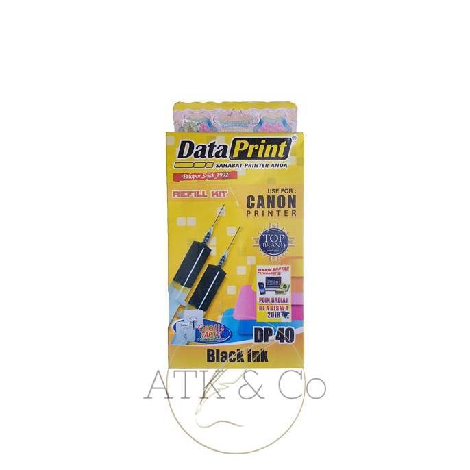 (Best) DataPrint Refill Tinta Canon Hitam DP 40 - Tinta HP Data Print DP 40
