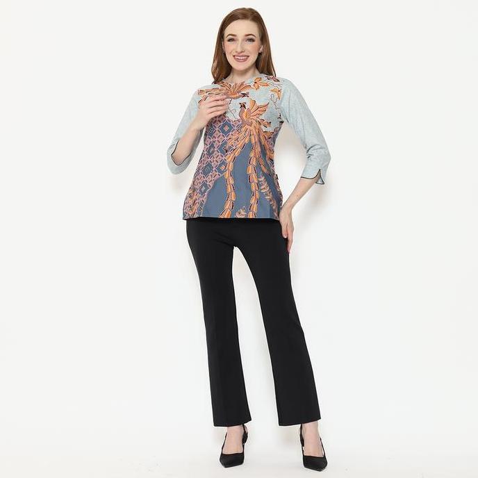 BEST SELLER  My Aksa Batik Wanita Blouse Honey Henry BEST SELLER 