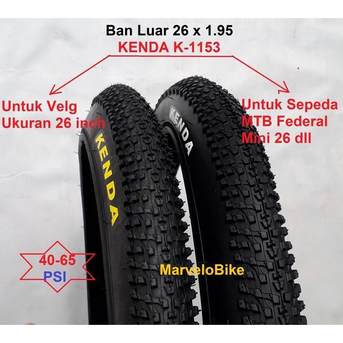 Ban Luar Kenda 26 x 195 K1153 SmallBlock