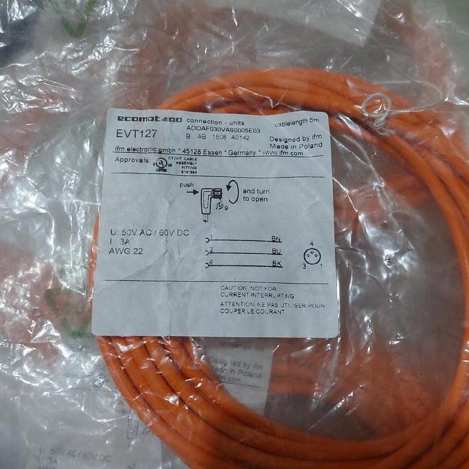 IFM EVT127 SENSOR CABLE IFM HEMAT