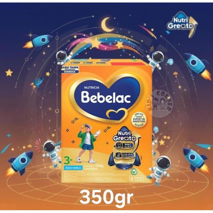 Milky- Bebelac 3+,1+, Bebelove 6-12, 0-6 350Gr Vanila, Madu Nutricia Susu Pertumbuhan