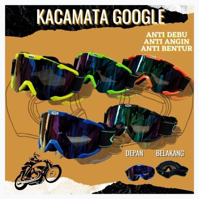 Promo ||Kaca google cross || kaca gogle cross 100% original INKO || Motorcycle