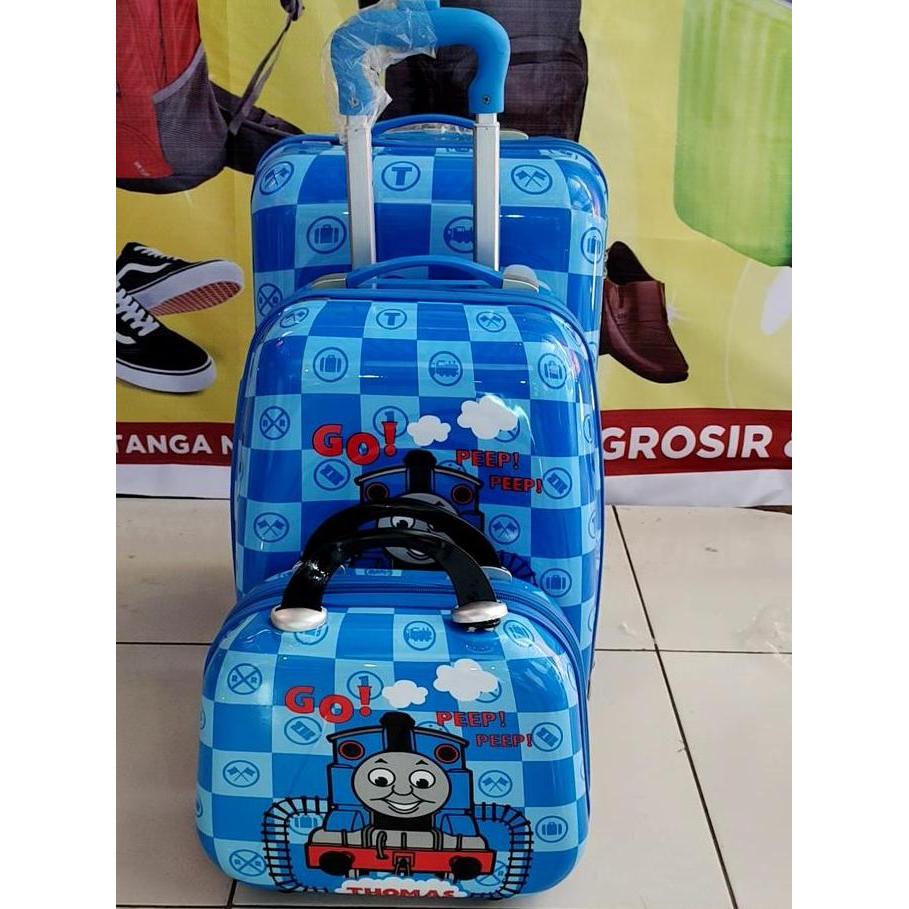 TERMURAH 3 pcs Koper Fiber Karakter Bisa masuk Kabin