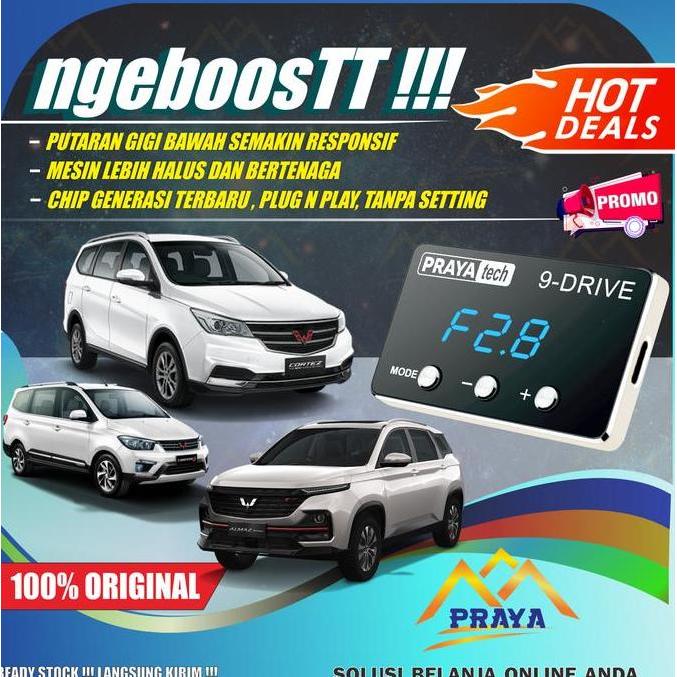 9DRIVE 9 DRIVE PIGGYBACK REMAP ECU WULING ALMAZ CORTEZ CONFERO