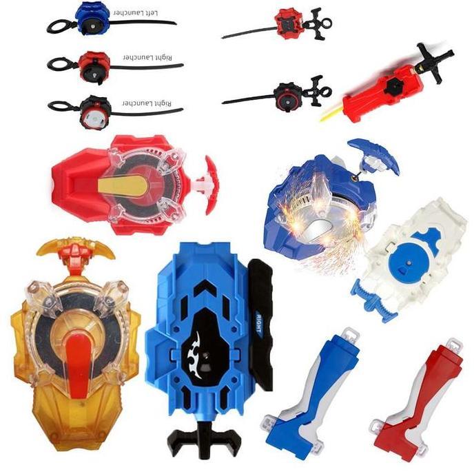 Peluncur Launcher Beyblade Bebled Beybled Tarikan Kabel Sparking String Bey Blade