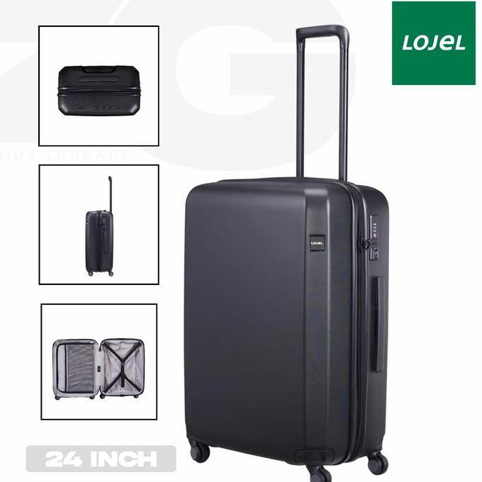 koper lojel 24 inch medium strong EXPAND TSA LOCK - hitam
