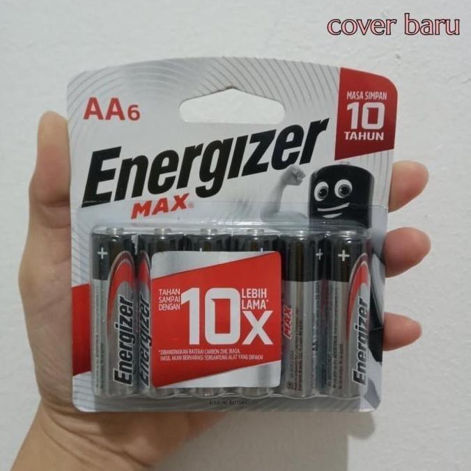 Homz- Baterai Energizer Max Aa6 | Battery Energizer Max Aa Isi 6Pcs
