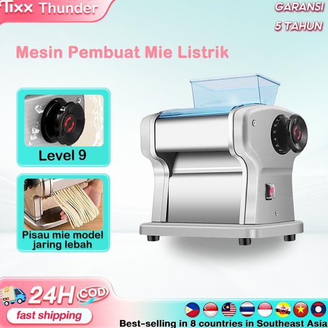 PRODUK FAVORIT - Diskon waktu terbatasTIXX Stainless Mie Listrik Elektrik Otomatis Noodle Maker Mach