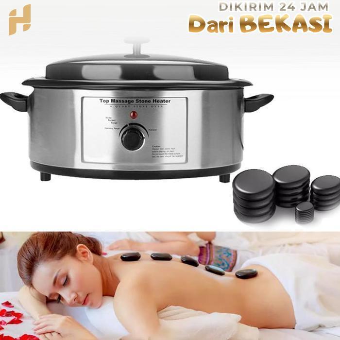 Hot Stone Heater 6ltr Batu Panas Heater Pemanas Batu Massage Spa Teraphy