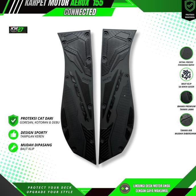 SALE - Alas Kaki Motor Aerox 155 - Pijakan Kaki Motor Aerox 155 - Karpet Motor Yamaha Aerox