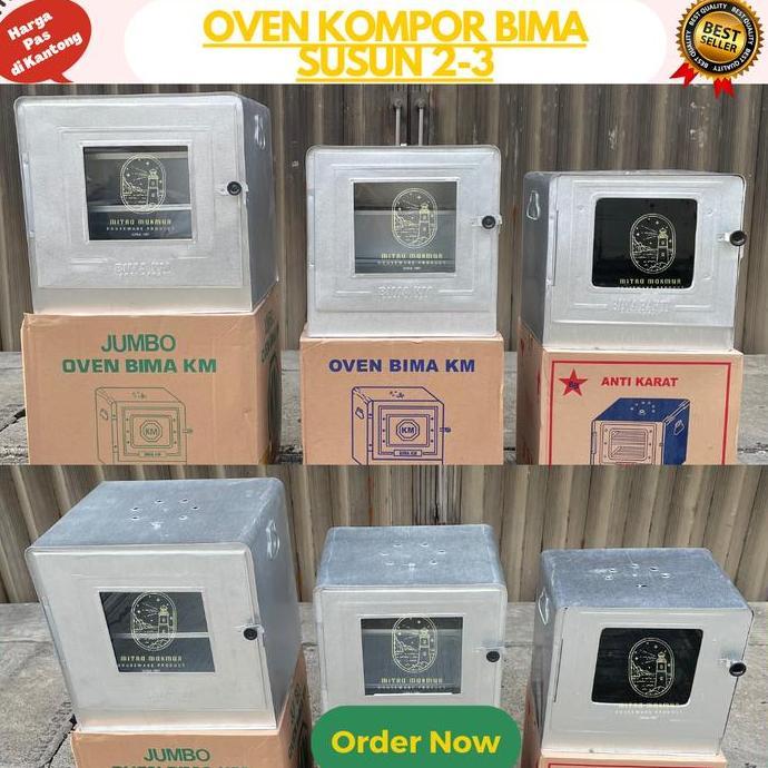 TERMURAH - BIMA KM - OVEN KOMPOR JUMBO SUSUN 3 + LOYANG