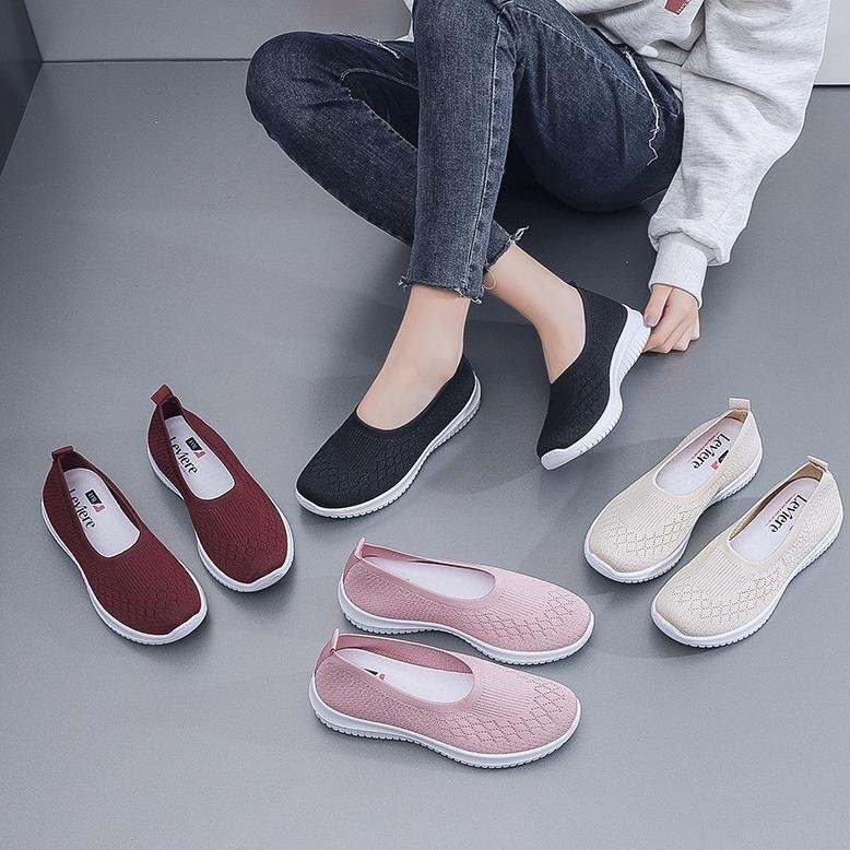 Original Lvr Mijoo Sepatu Sneakers Fashion Wanita Sneakers Kasual Sporty No Box Lv0463