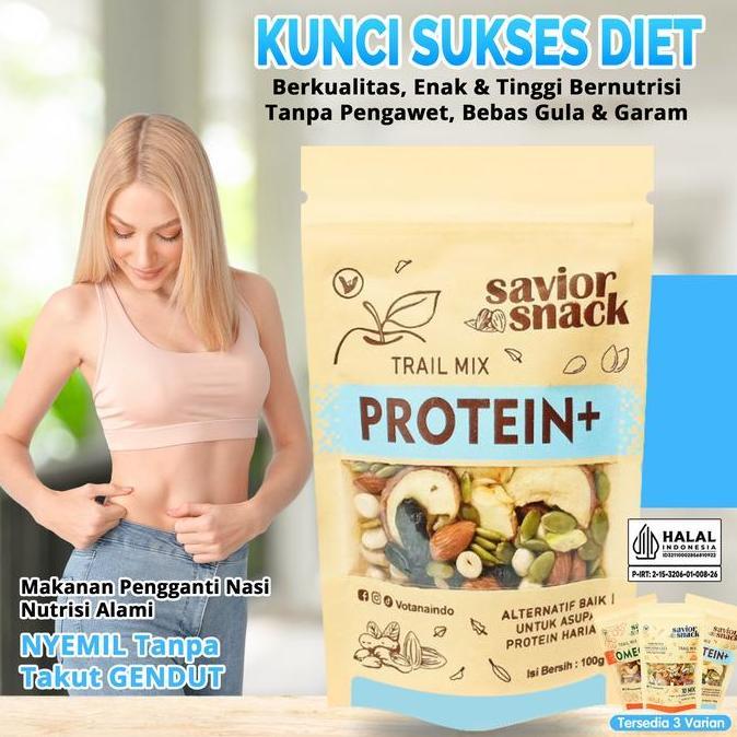 Cemilan Diet Rendah Kalori - Makanan Sehat - Savior Snack Trail Mix