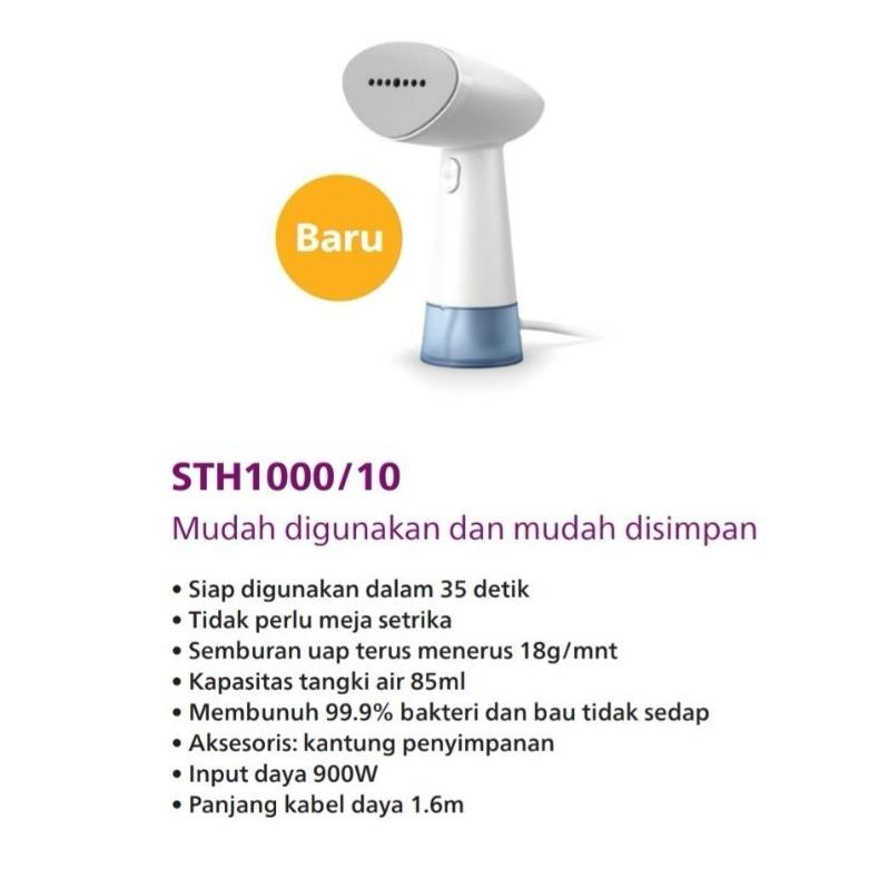 HOT DEALS HANDHELD STEAMER STEAM STEAMING IRON SETRIKA UAP PHILIPS STH 1000 / 10 1000/10 STH1000/10 