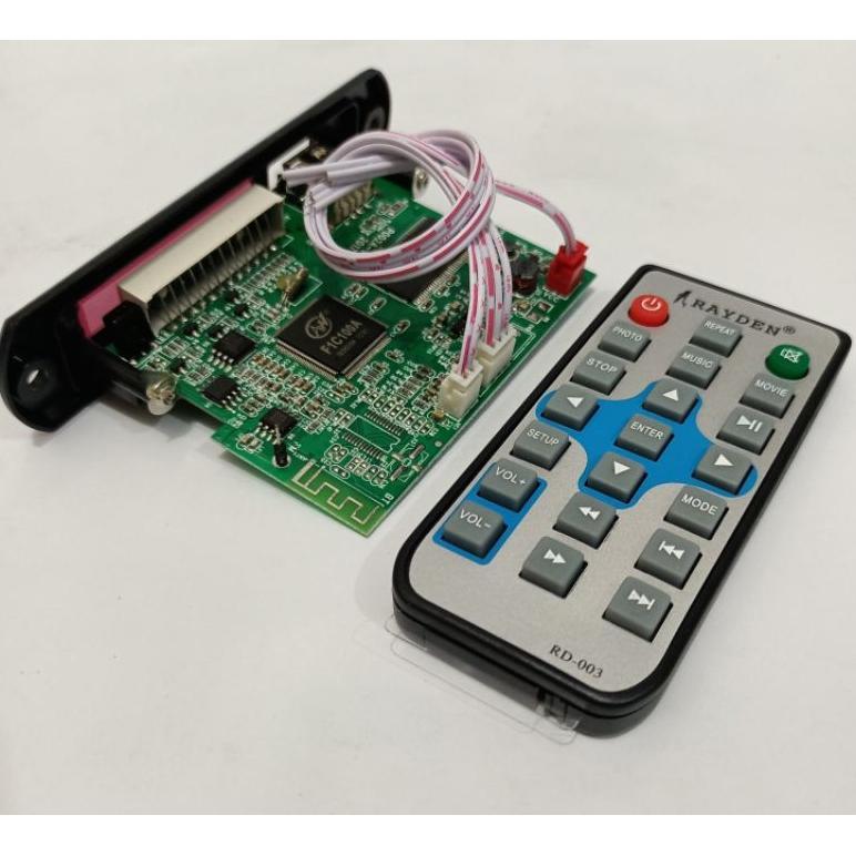 KIT MODUL USB,MP5,MP,3 MP4, BLUETOOTH ,DIGITAL PLAYER RADIO WITH REMOTE CONTROL