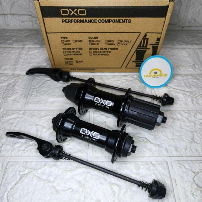 Hub Freehub 32H OXO HB829 Slup TANPA DRAT Untuk Gir Sprocket Cassette 7 8 9 10 Speed BEARING Khusus 
