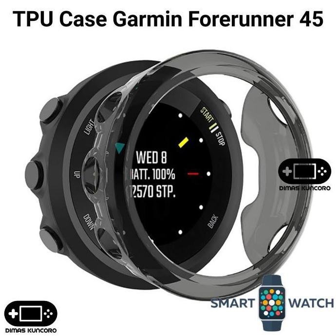 TPU Case Garmin Forerunner 45 silicone silicon casing protector garmin forerunner fr 45 45s