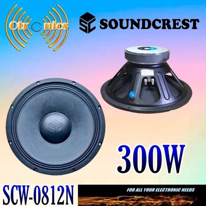 Subwoofer 12' inch Soundcrest SCW-0812N (1pasang)