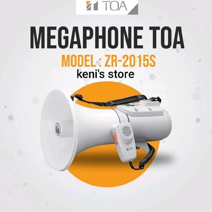 Megaphone TOA  ZR-2015S Shoulder Megaphone TOA Sirine Speakers