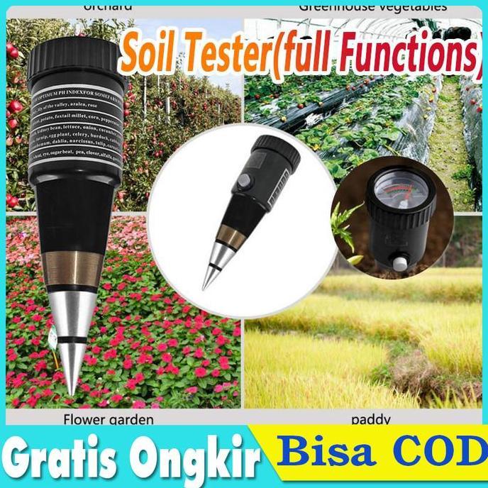 KEYMAZ KS-05 2 in i soil ph Humudity moisture tester utk Berkebun Tanaman