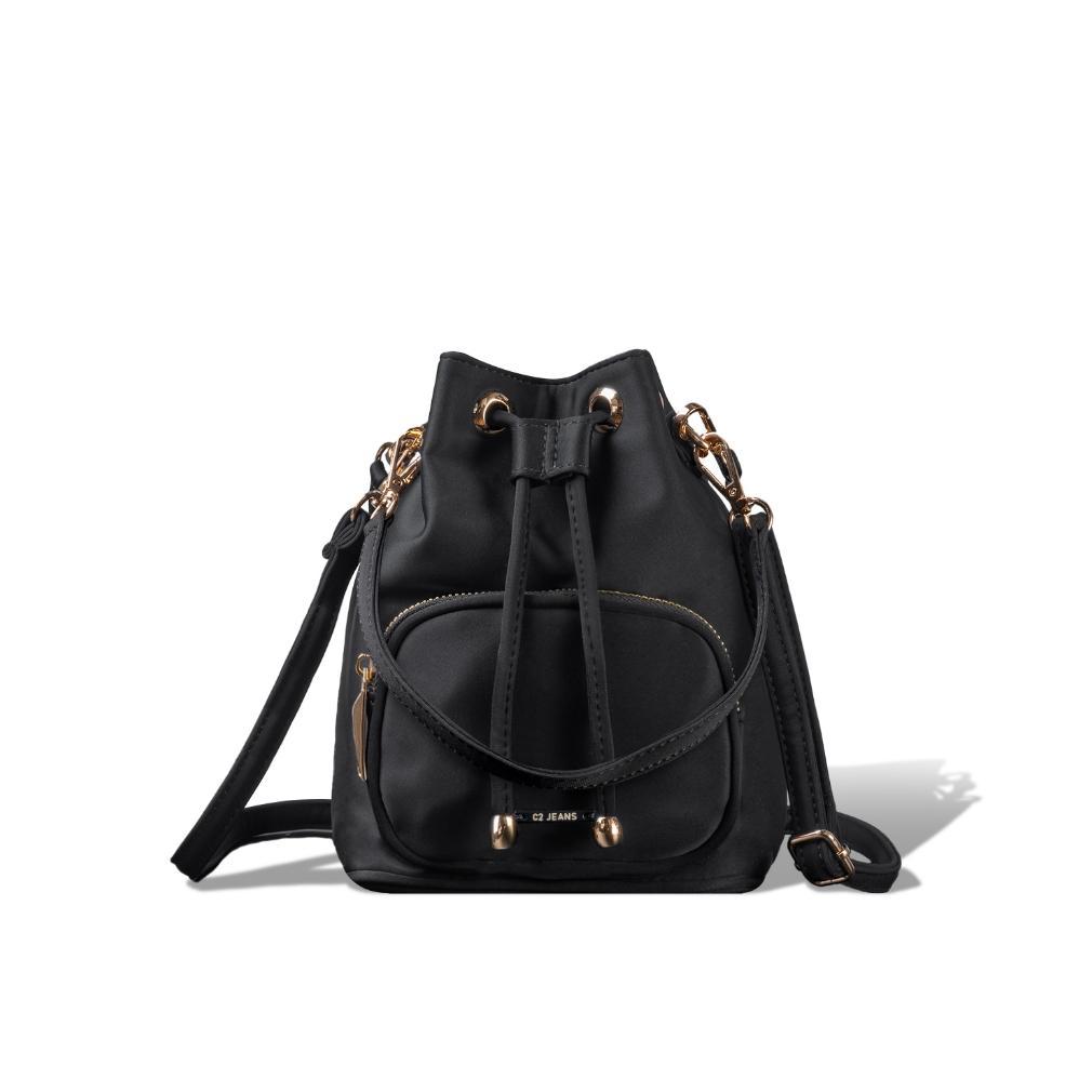 new deals c2 shafea black small bucket bag - tas bucket wanita